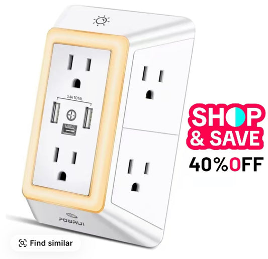 Multi Plug Outlet Surge Protector